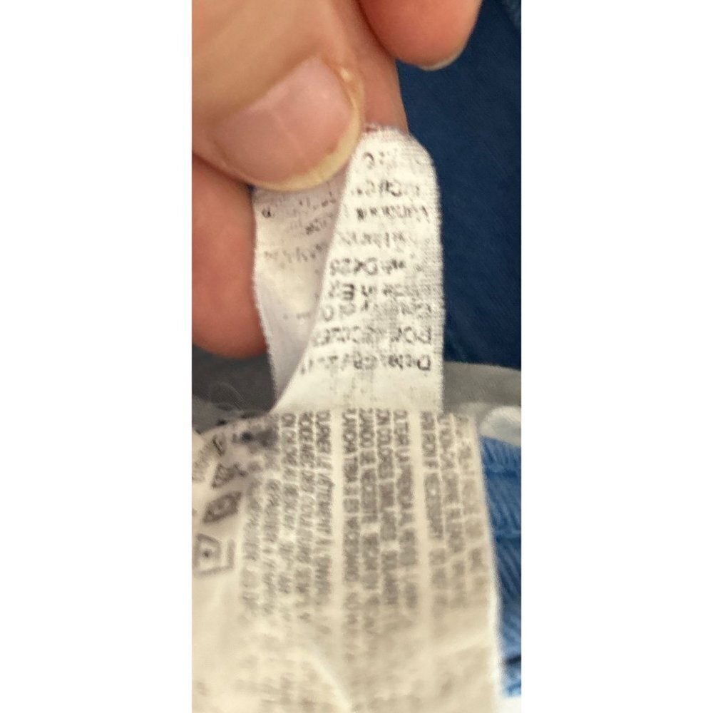 Gloria Vanderbild Blue Jeans with Daisies LOVE PEACE Embroidered Patches - Picture 11 of 14